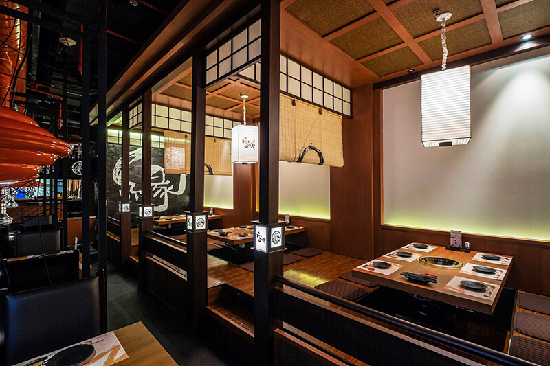 Nội thất nhà hàng Nhật Bản