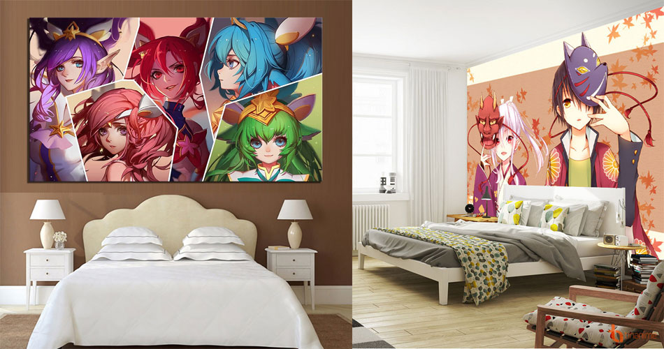 Trang trí phòng ngủ Anime đẹp